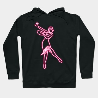 Art Deco woman dancing charleston Hoodie